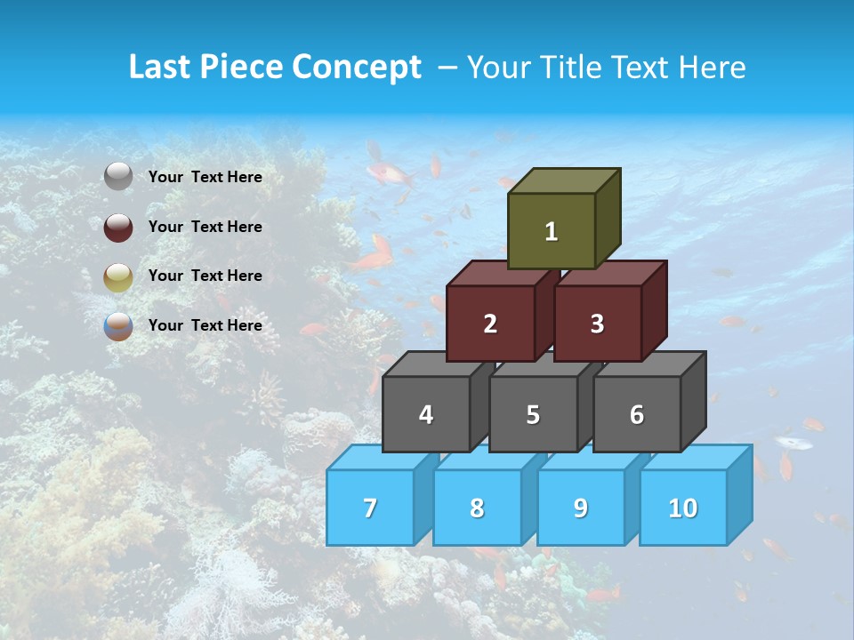 Scuba Diving Sinai Ocean PowerPoint Template