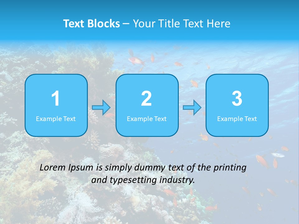Scuba Diving Sinai Ocean PowerPoint Template
