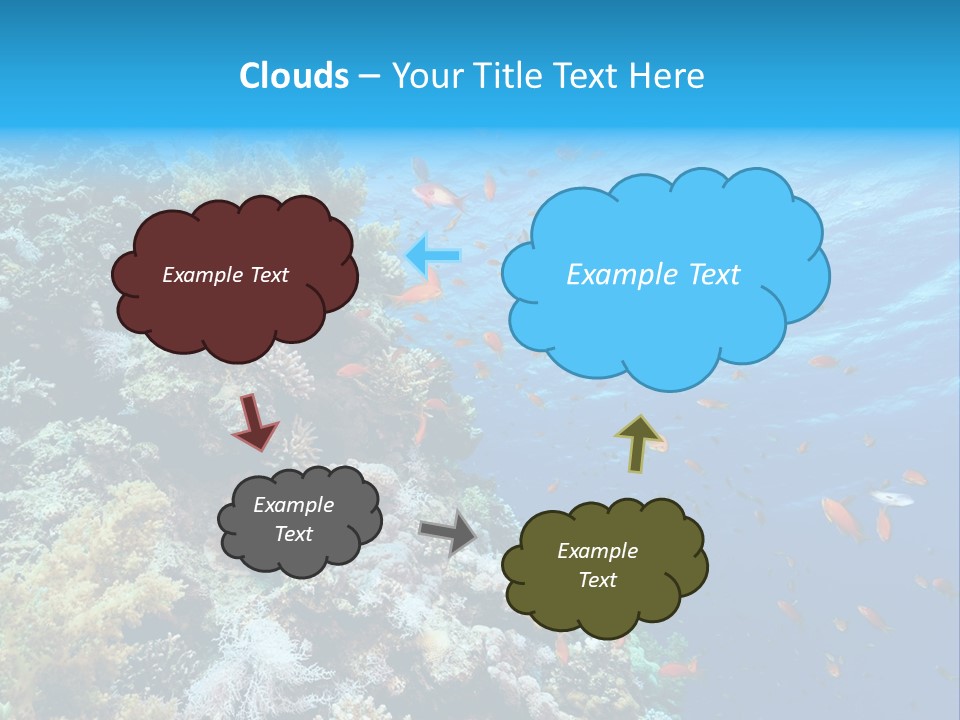 Scuba Diving Sinai Ocean PowerPoint Template