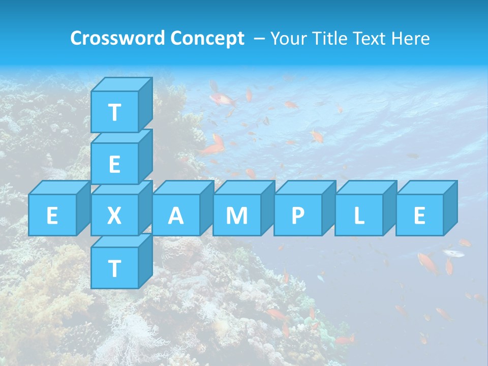 Scuba Diving Sinai Ocean PowerPoint Template