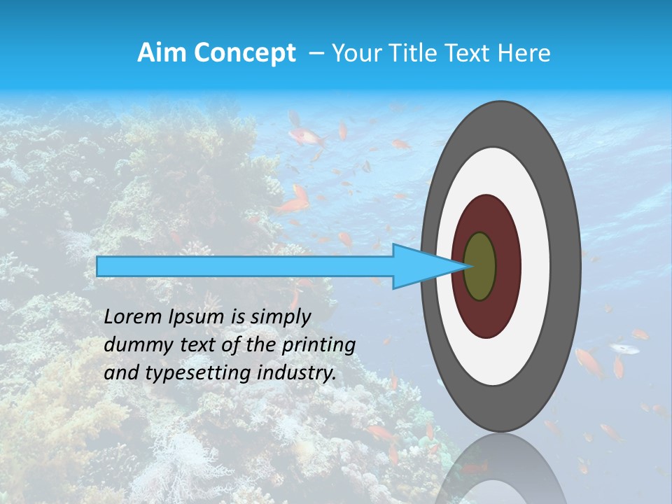 Scuba Diving Sinai Ocean PowerPoint Template