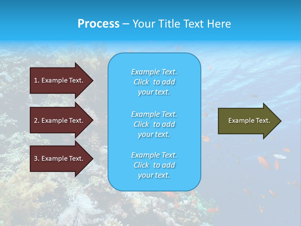 Scuba Diving Sinai Ocean PowerPoint Template