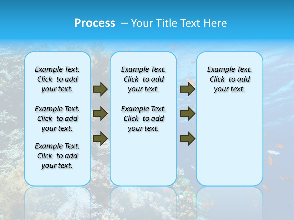Scuba Diving Sinai Ocean PowerPoint Template