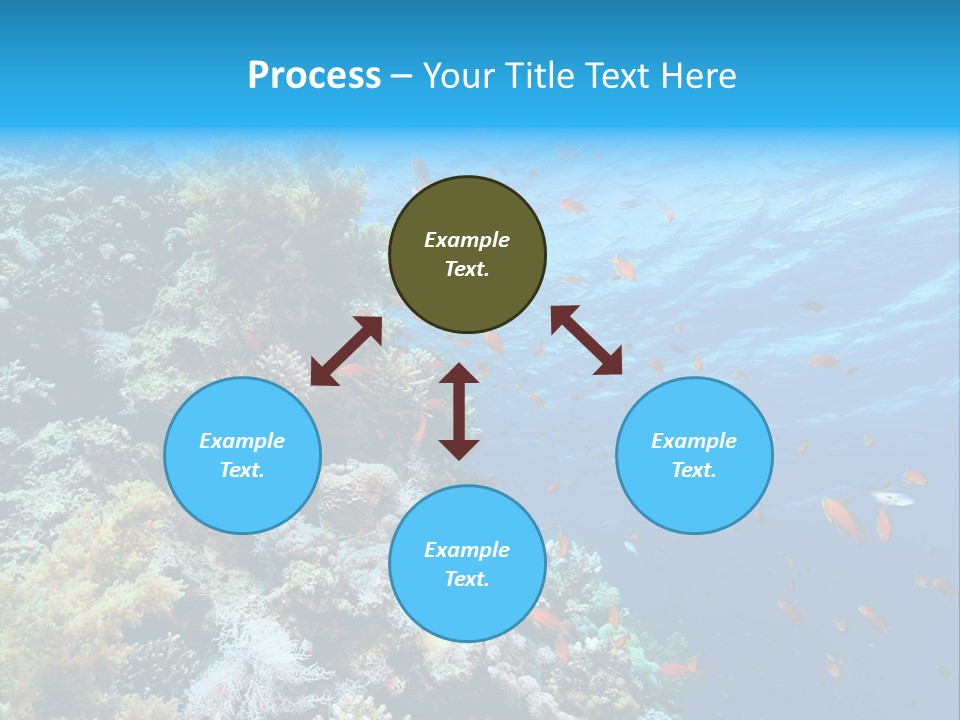 Scuba Diving Sinai Ocean PowerPoint Template