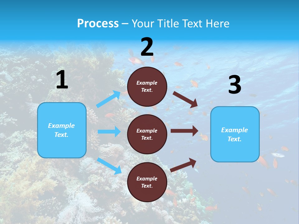 Scuba Diving Sinai Ocean PowerPoint Template