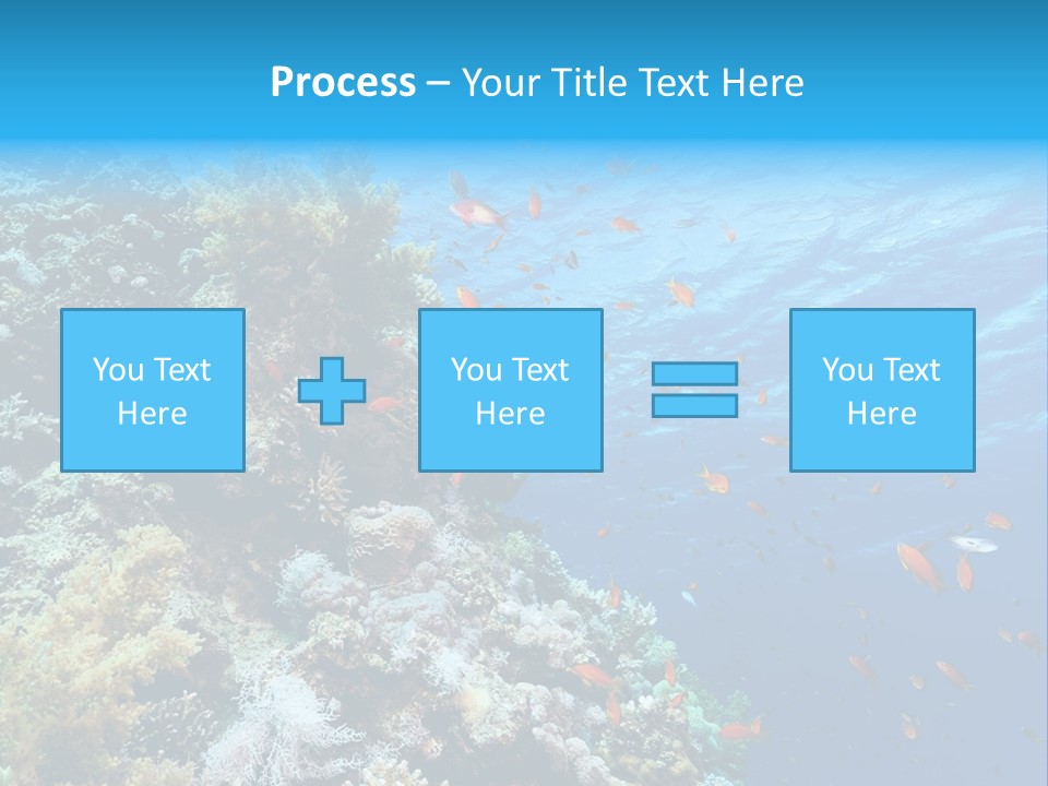 Scuba Diving Sinai Ocean PowerPoint Template