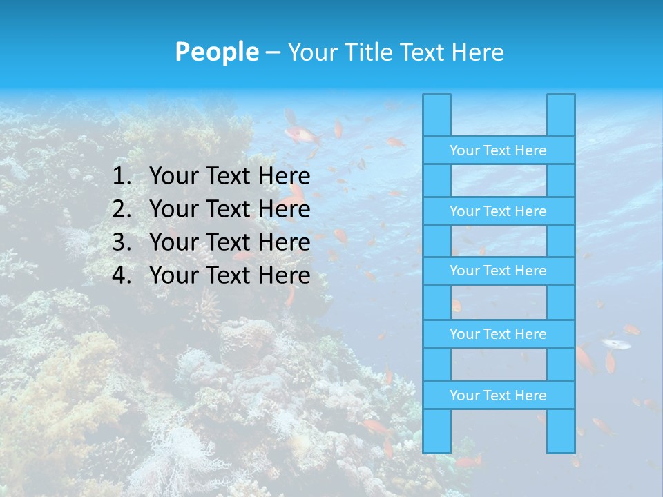 Scuba Diving Sinai Ocean PowerPoint Template