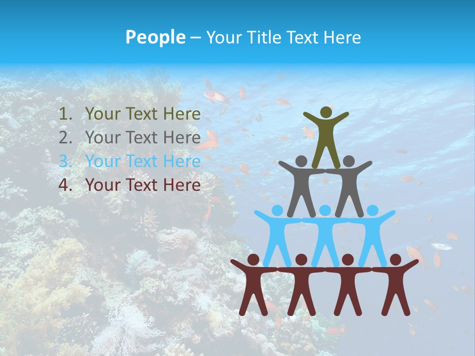 Scuba Diving Sinai Ocean PowerPoint Template