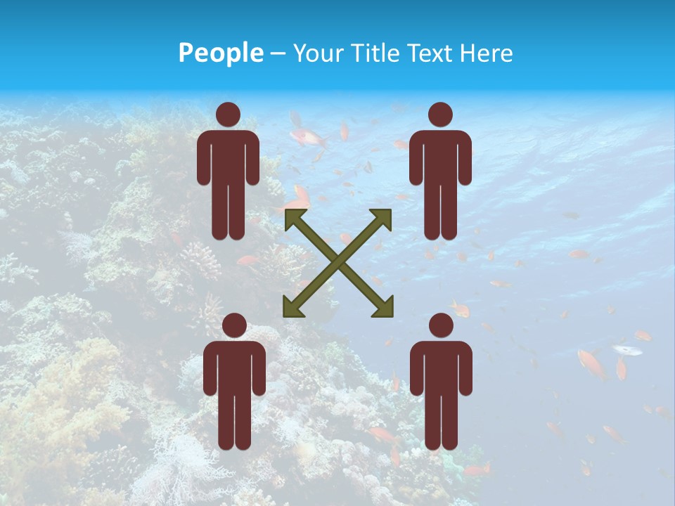 Scuba Diving Sinai Ocean PowerPoint Template