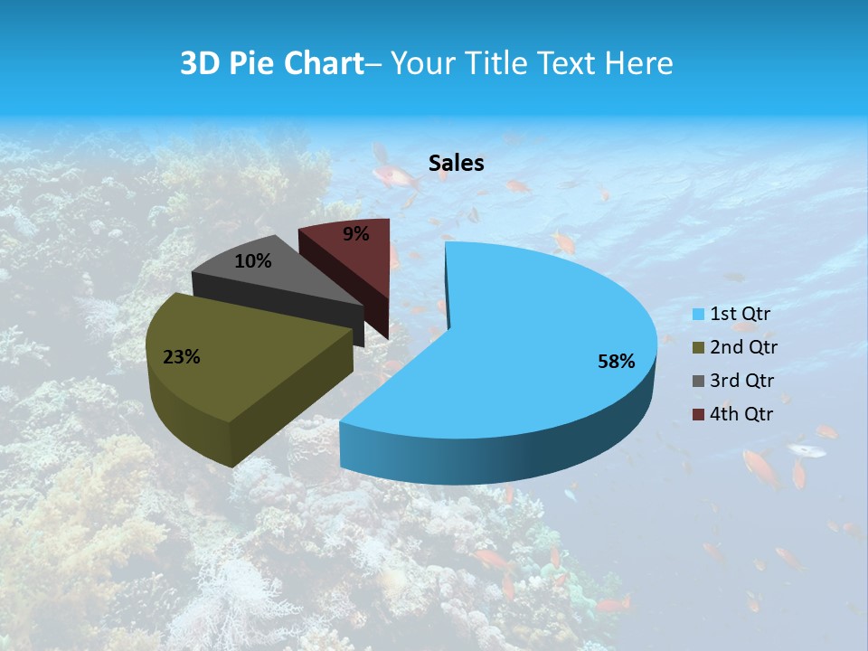 Scuba Diving Sinai Ocean PowerPoint Template