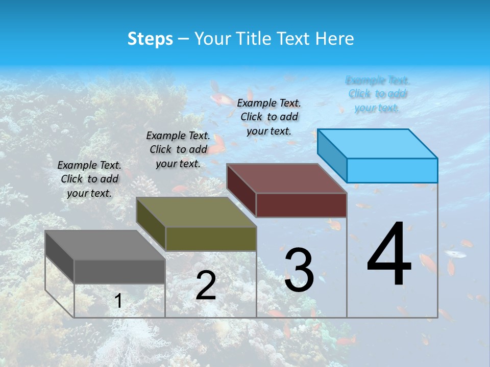 Scuba Diving Sinai Ocean PowerPoint Template