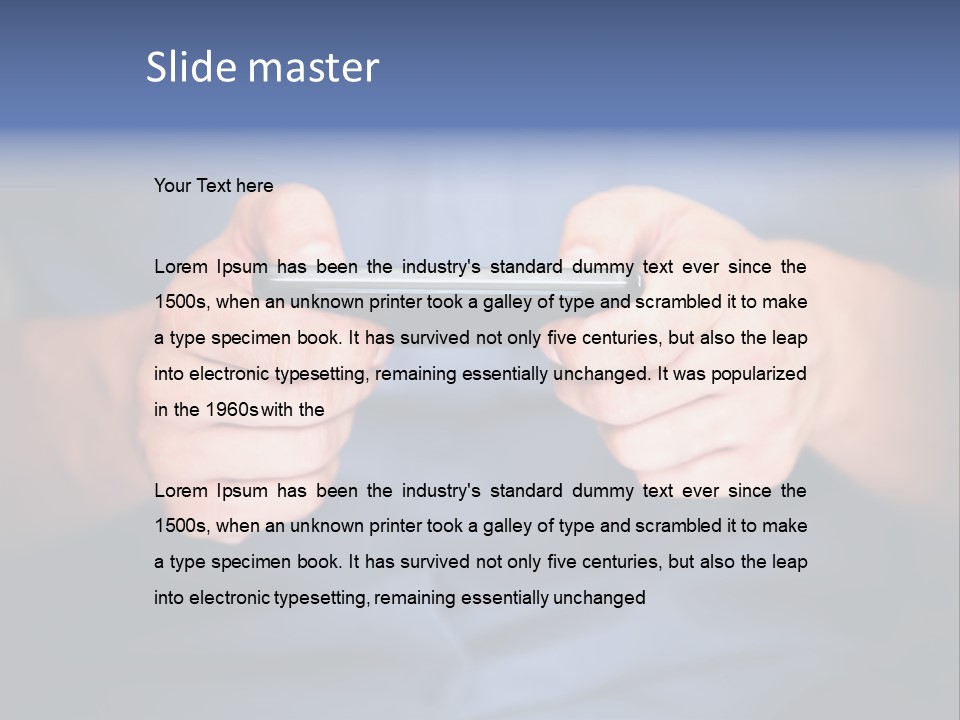 Looking Lawyer Man PowerPoint Template