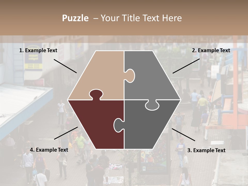 City Avenida Central Costa Rica PowerPoint Template