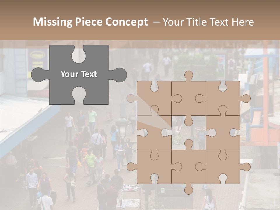 City Avenida Central Costa Rica PowerPoint Template