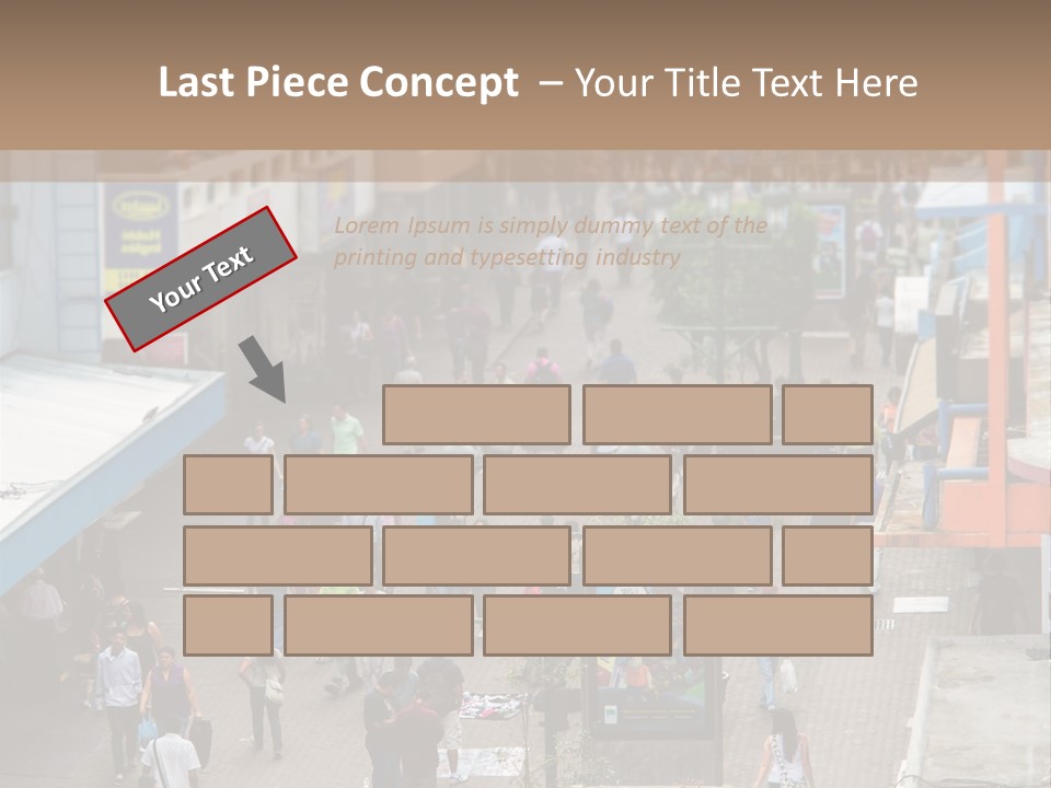 City Avenida Central Costa Rica PowerPoint Template