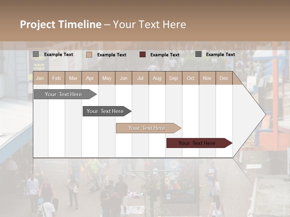 City Avenida Central Costa Rica PowerPoint Template