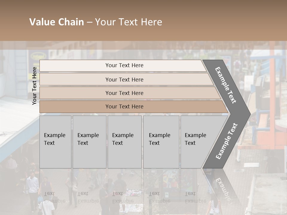 City Avenida Central Costa Rica PowerPoint Template