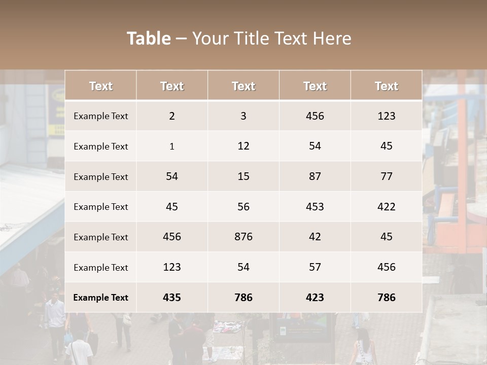 City Avenida Central Costa Rica PowerPoint Template