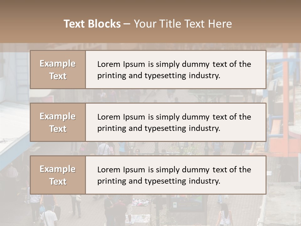 City Avenida Central Costa Rica PowerPoint Template