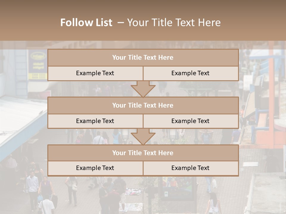 City Avenida Central Costa Rica PowerPoint Template