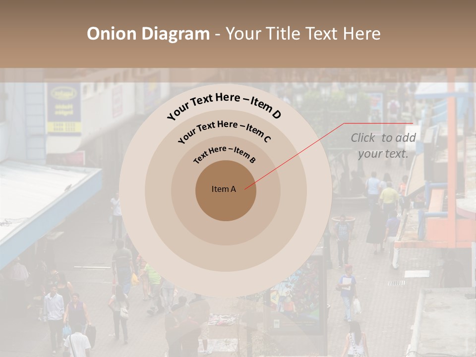 City Avenida Central Costa Rica PowerPoint Template