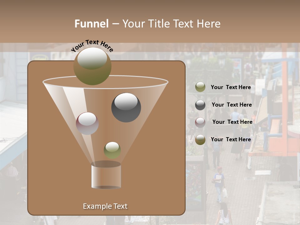 City Avenida Central Costa Rica PowerPoint Template