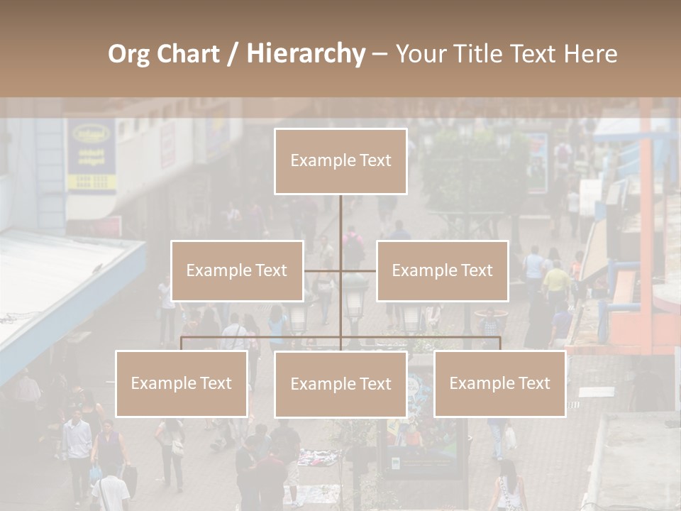 City Avenida Central Costa Rica PowerPoint Template