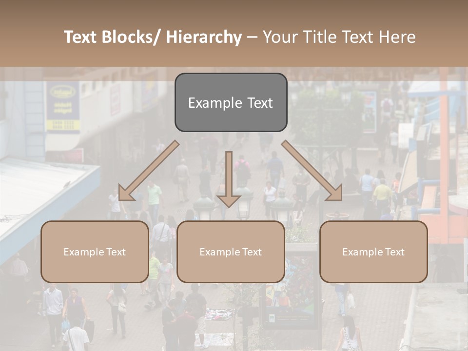 City Avenida Central Costa Rica PowerPoint Template