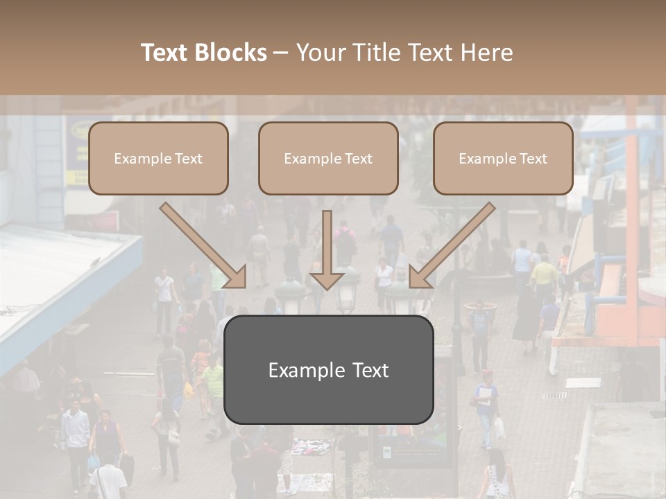 City Avenida Central Costa Rica PowerPoint Template