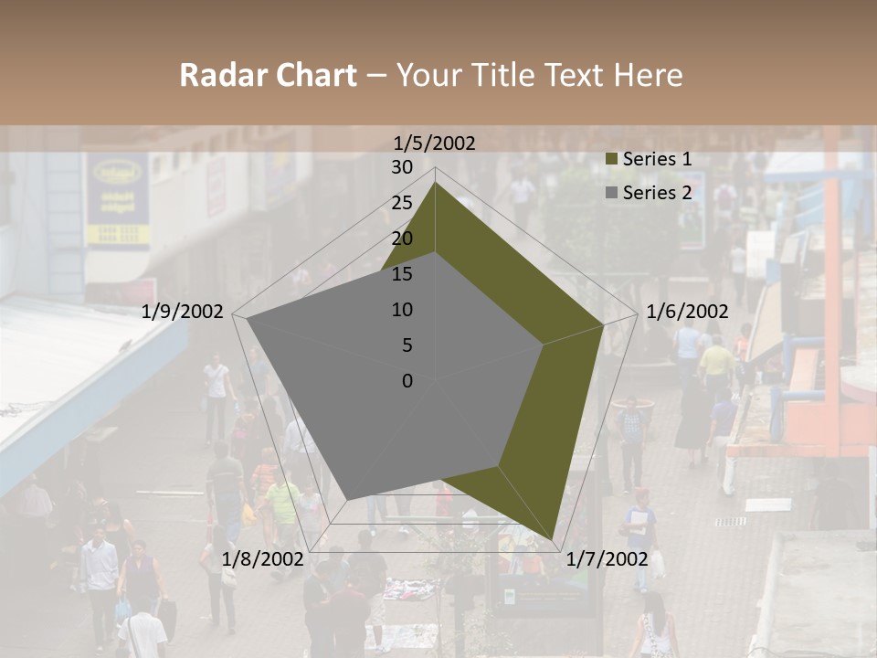 City Avenida Central Costa Rica PowerPoint Template