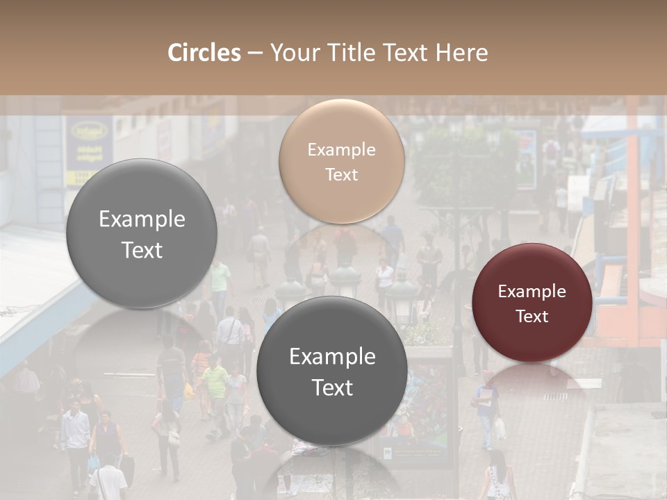 City Avenida Central Costa Rica PowerPoint Template