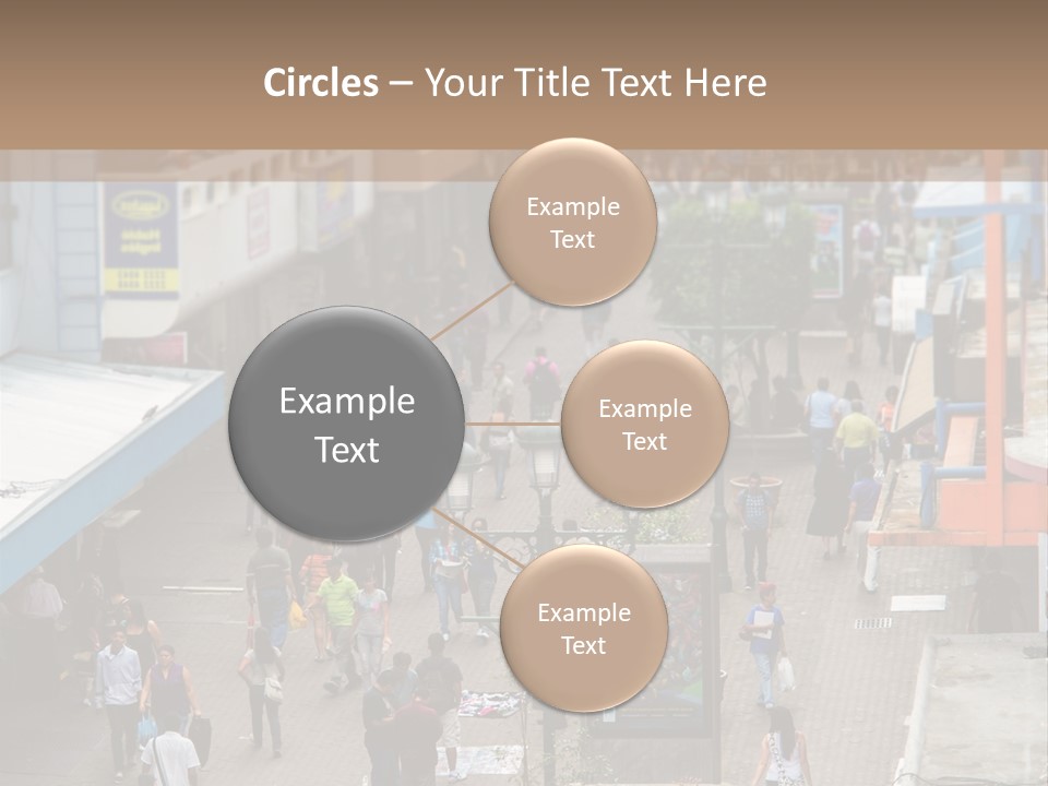 City Avenida Central Costa Rica PowerPoint Template