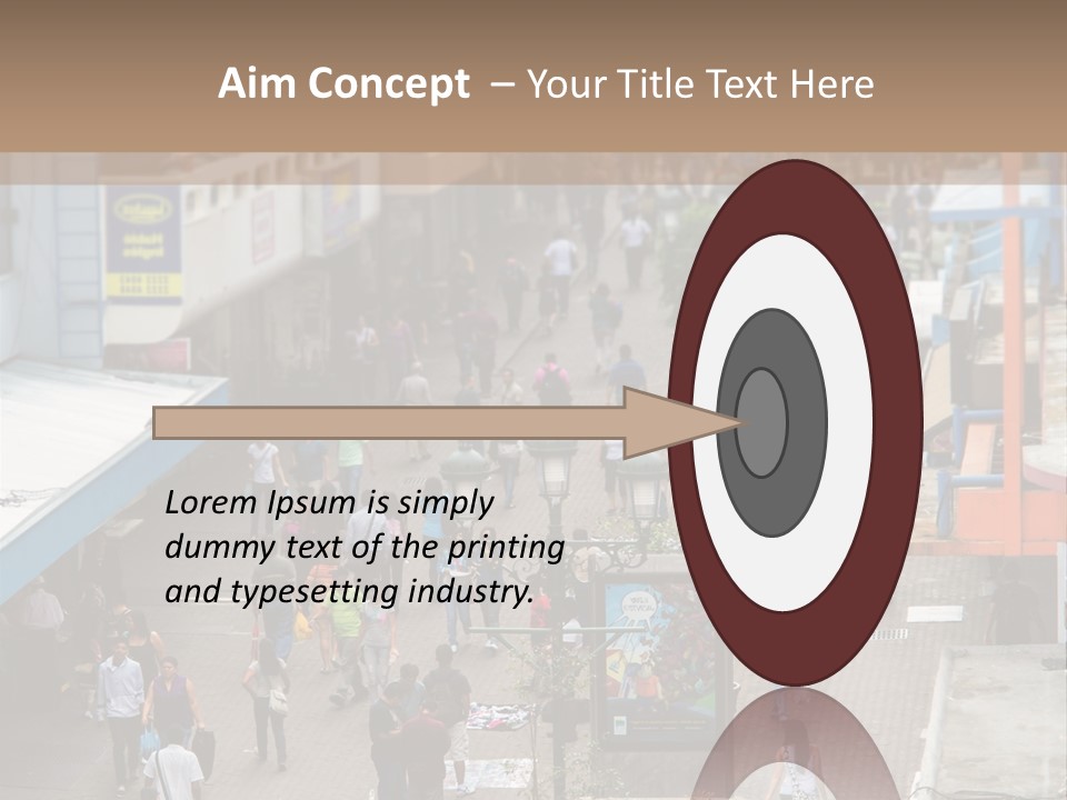 City Avenida Central Costa Rica PowerPoint Template