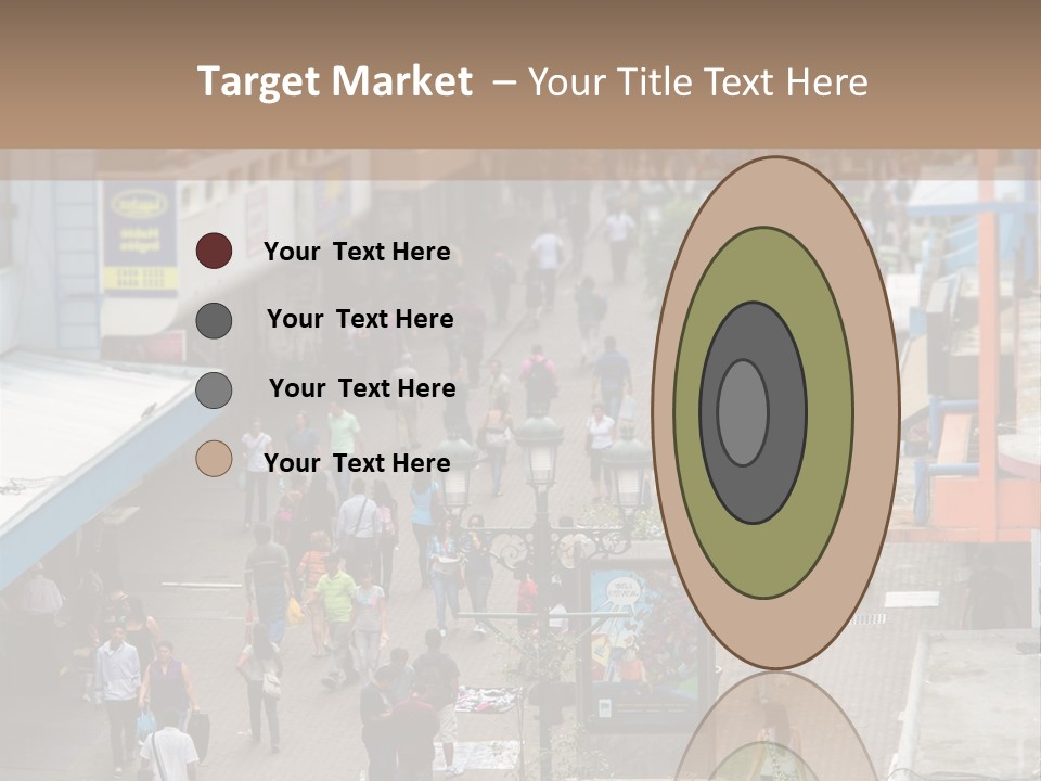 City Avenida Central Costa Rica PowerPoint Template