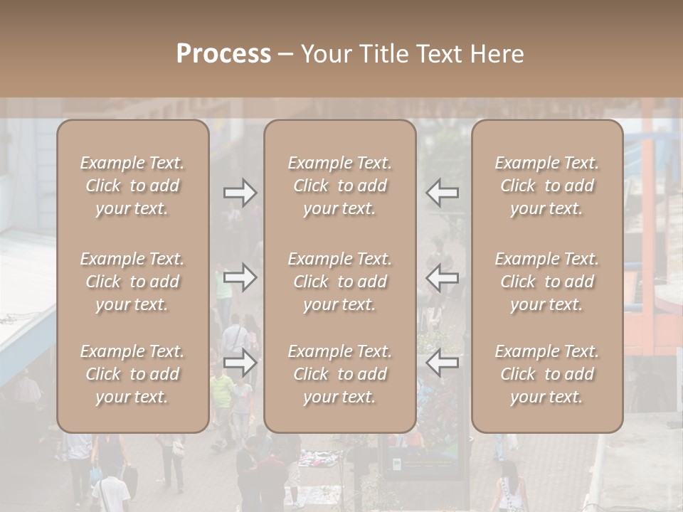 City Avenida Central Costa Rica PowerPoint Template