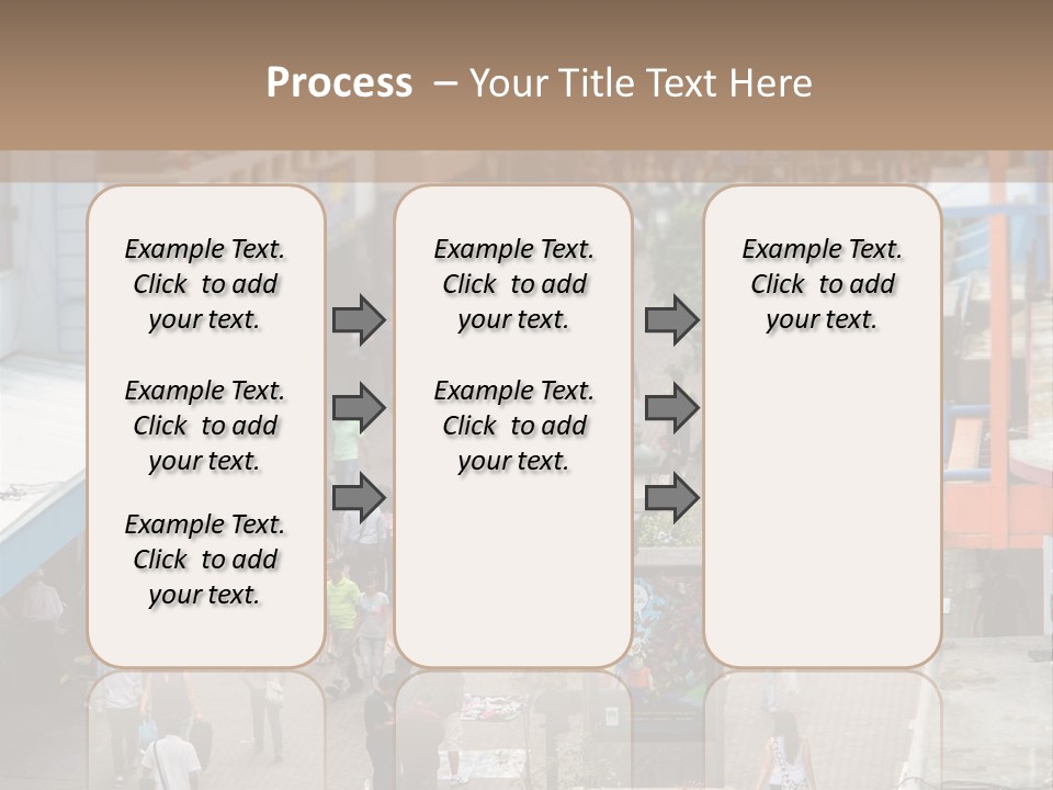 City Avenida Central Costa Rica PowerPoint Template