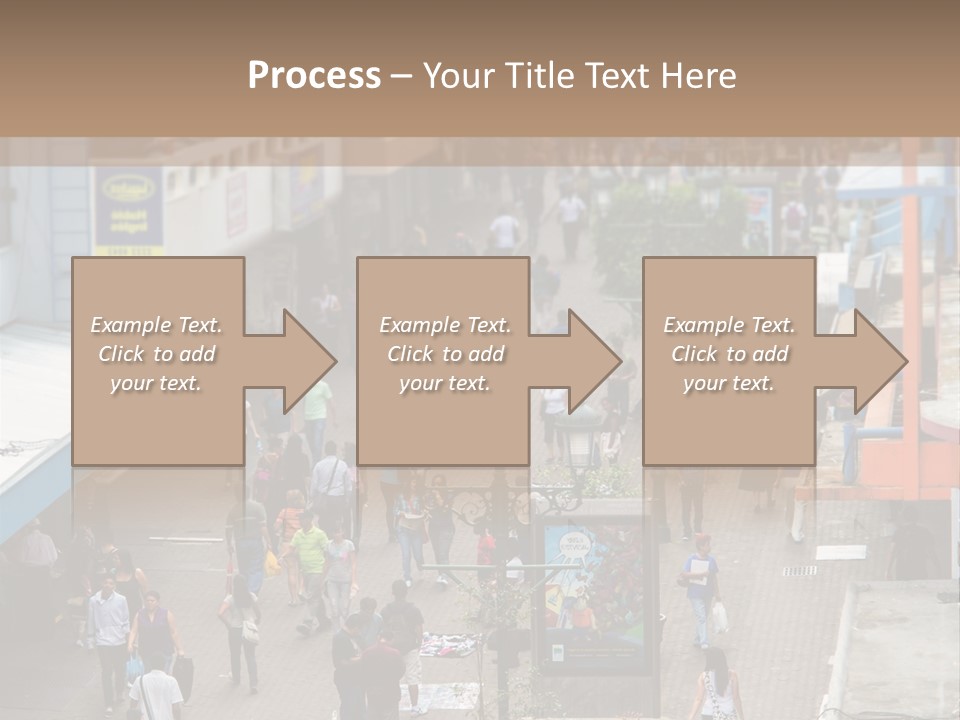 City Avenida Central Costa Rica PowerPoint Template