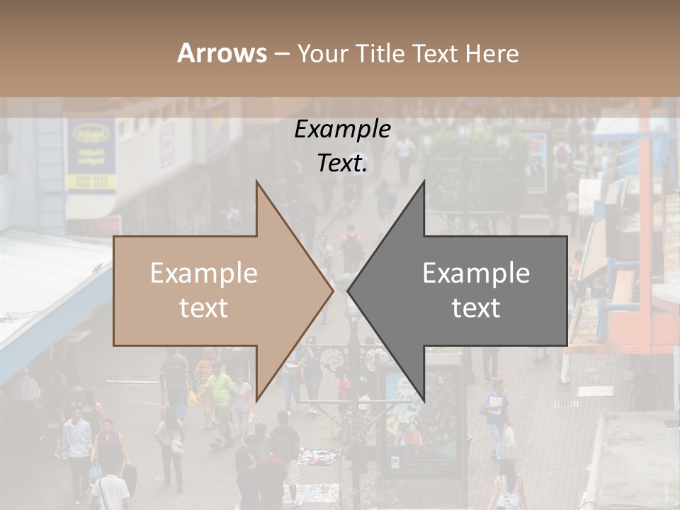 City Avenida Central Costa Rica PowerPoint Template