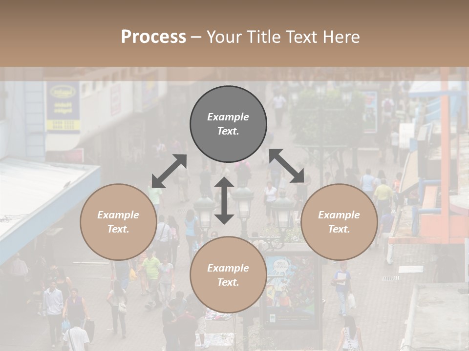 City Avenida Central Costa Rica PowerPoint Template