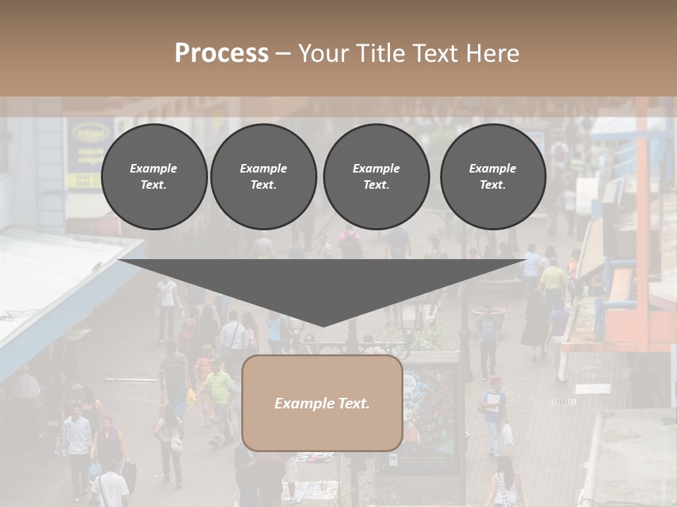 City Avenida Central Costa Rica PowerPoint Template