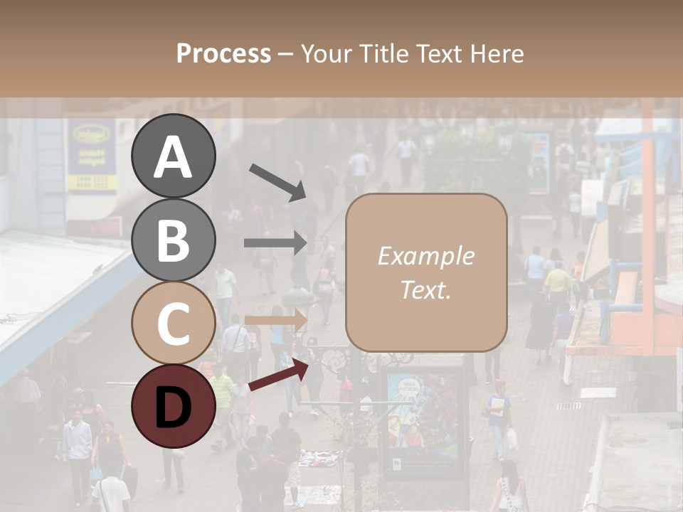 City Avenida Central Costa Rica PowerPoint Template