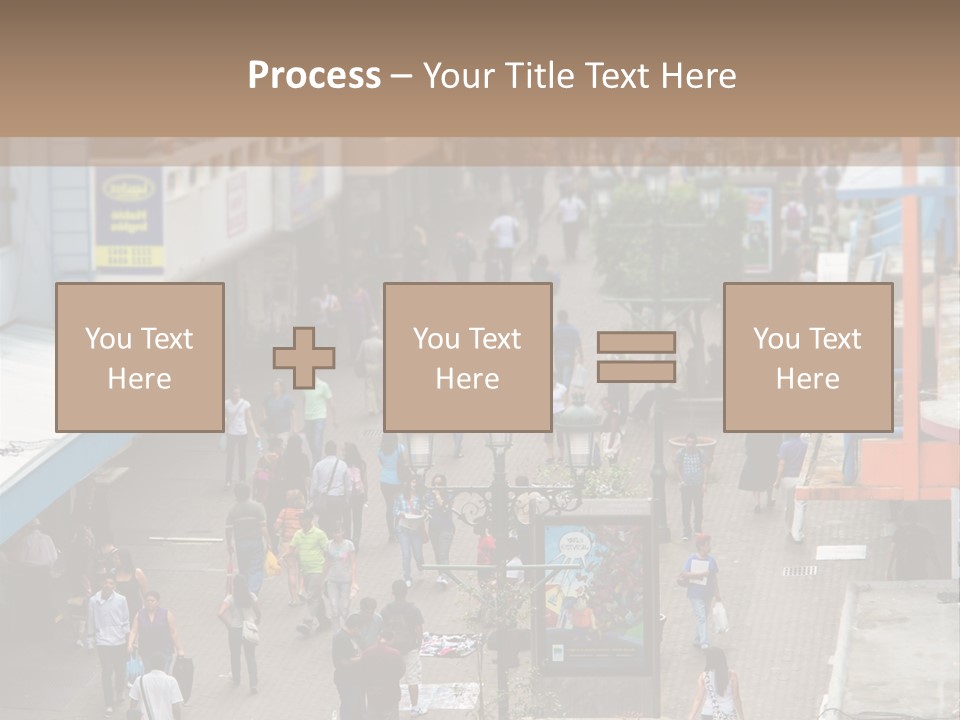 City Avenida Central Costa Rica PowerPoint Template