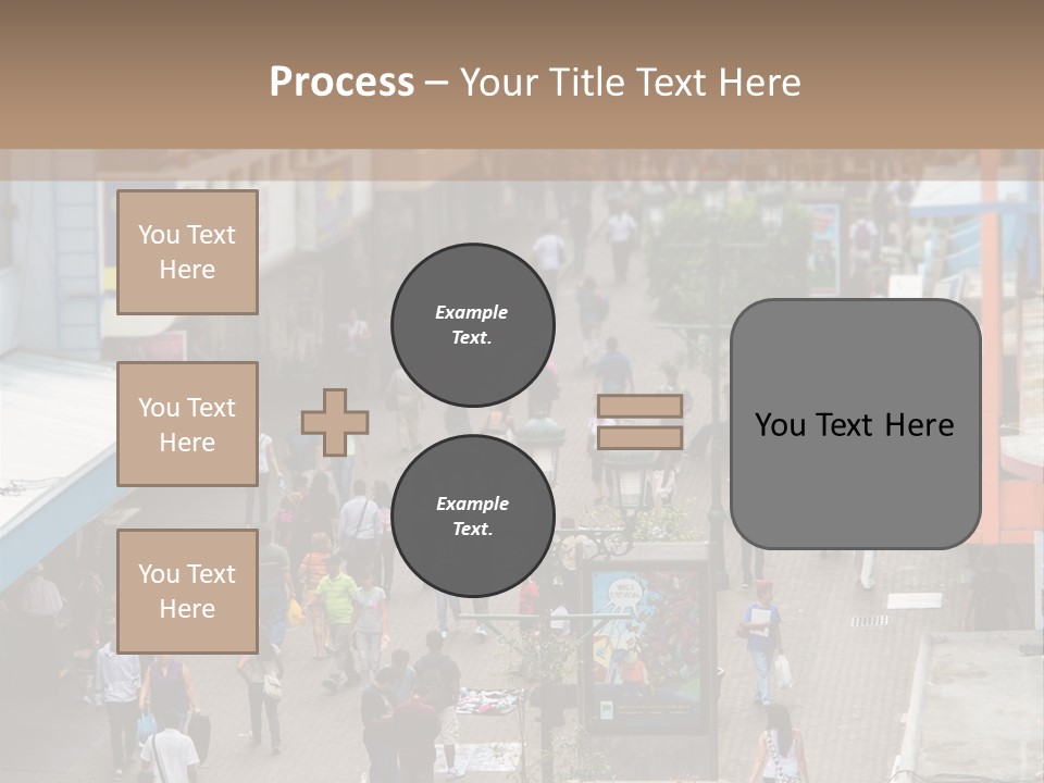 City Avenida Central Costa Rica PowerPoint Template