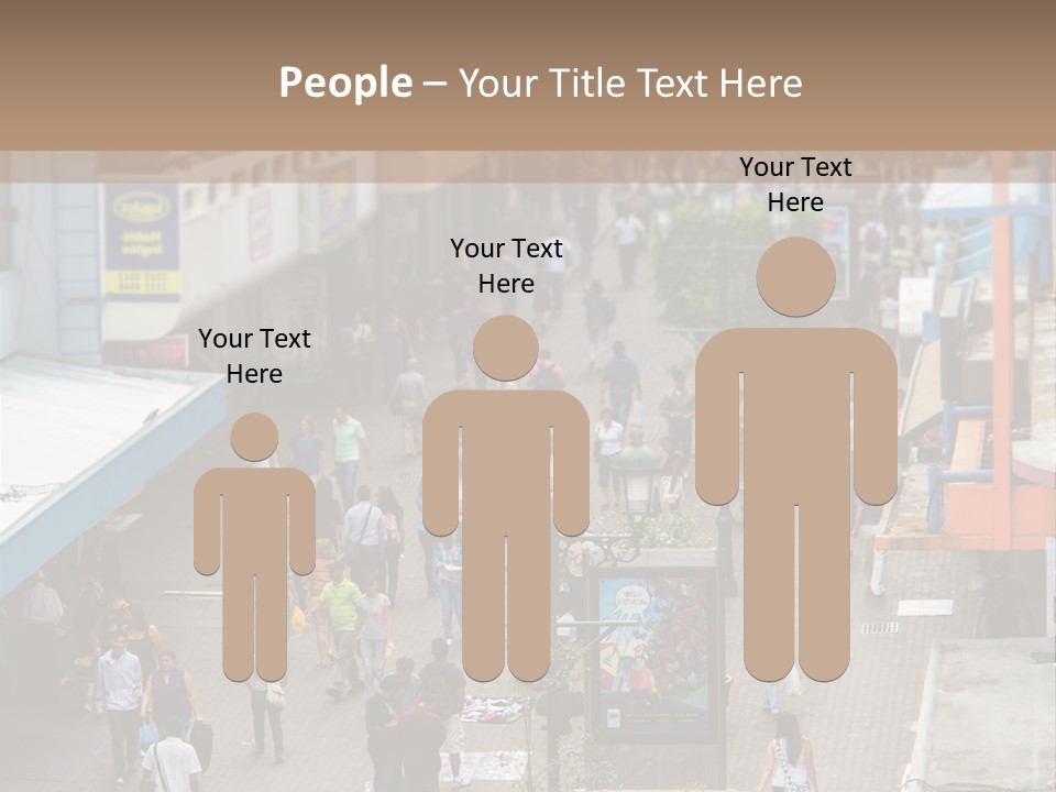 City Avenida Central Costa Rica PowerPoint Template