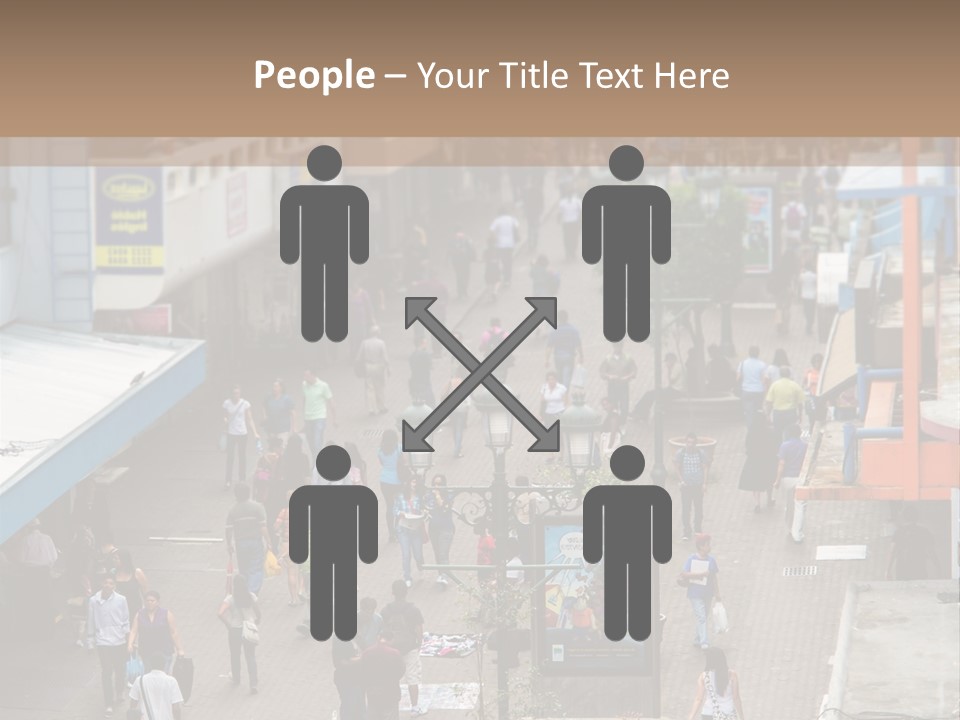 City Avenida Central Costa Rica PowerPoint Template