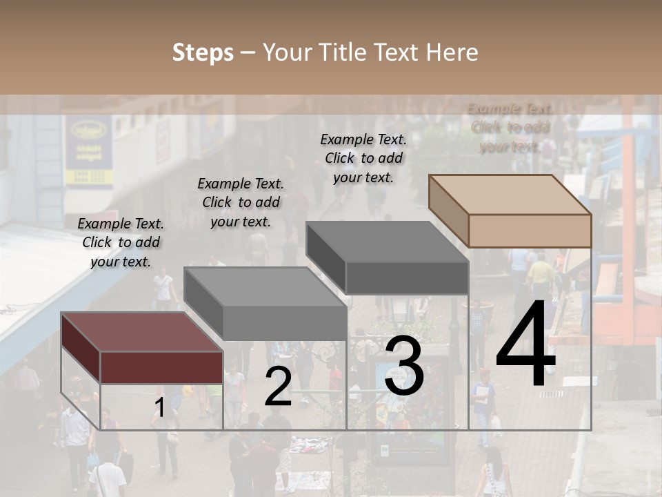 City Avenida Central Costa Rica PowerPoint Template