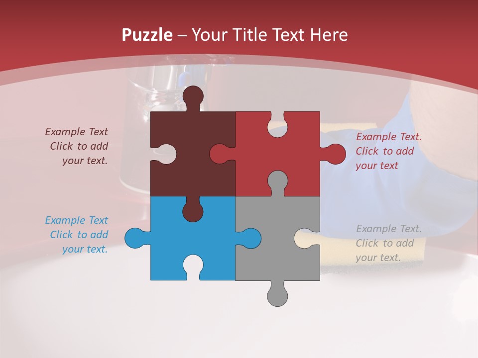 Servant Washer Employee PowerPoint Template