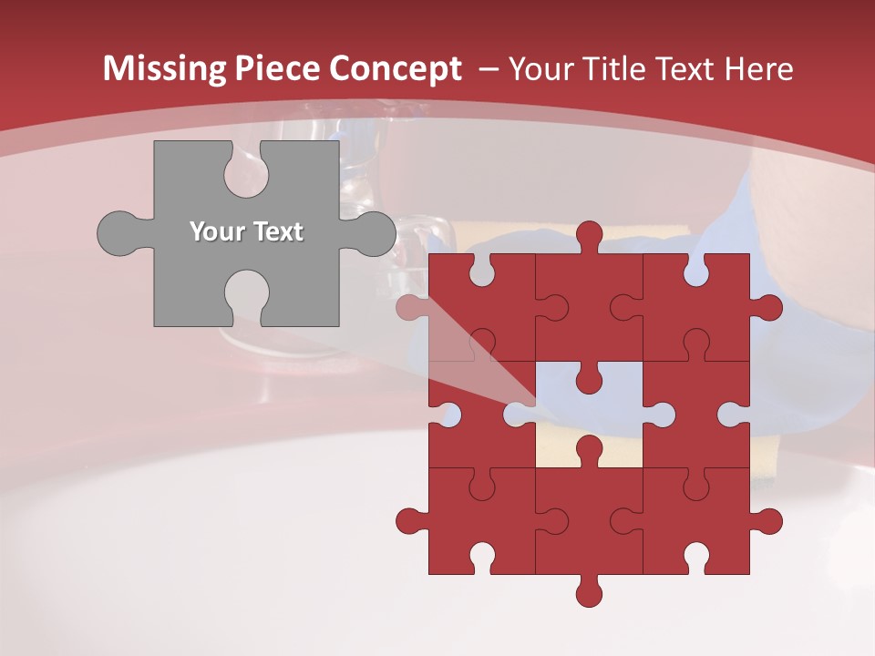 Servant Washer Employee PowerPoint Template