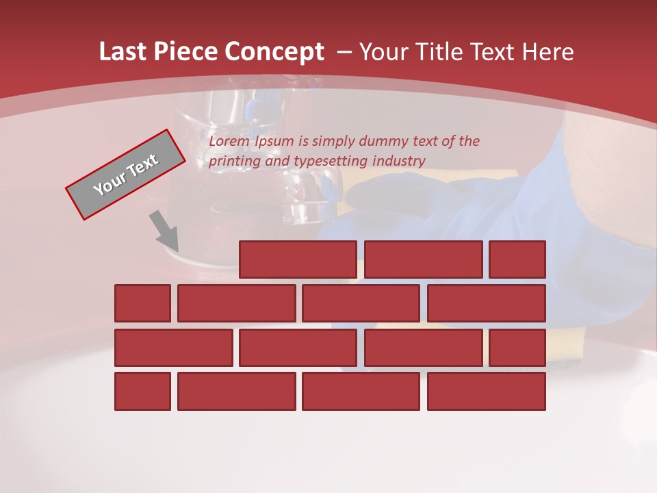 Servant Washer Employee PowerPoint Template