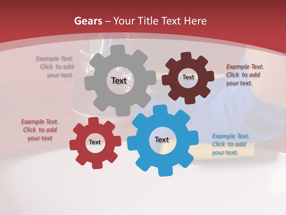 Servant Washer Employee PowerPoint Template